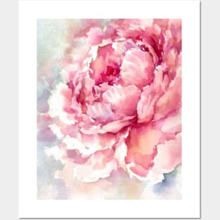 Pink Peony Posters and Art